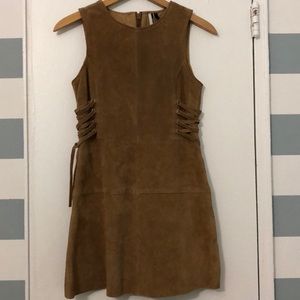 Topshop Suede Petite Dress- Size 2